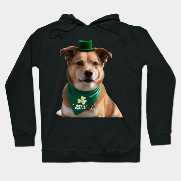 I woof you a Happy St. Patrick's Day! Hoodie by benzshope